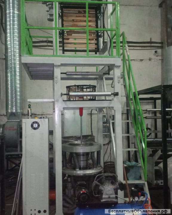 Выдувной экструдер для производства однослойной пленки SJ-A50-600