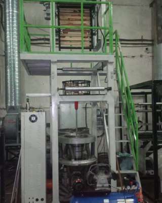 Выдувной экструдер для производства однослойной пленки SJ-A50-600