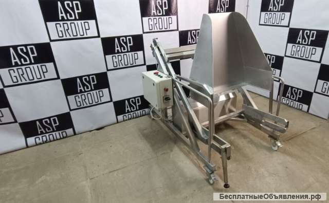 Подъемник опрокидыватель тележек гидравлический