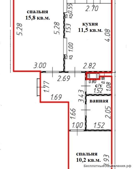 Квартира в ЖК Императорские Мытищи, хорошее состояние, распашонка