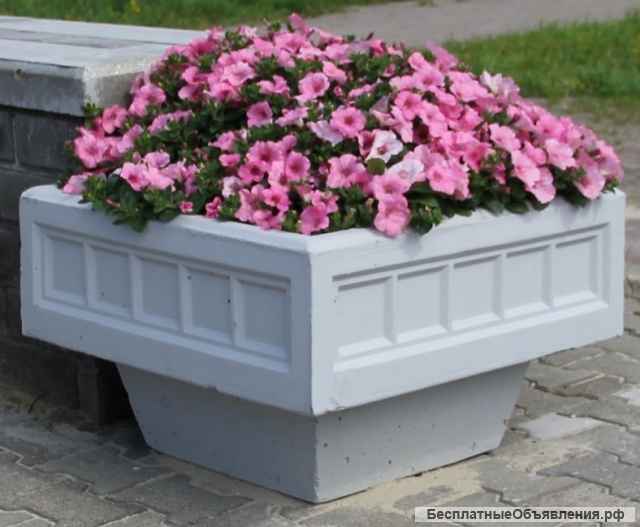 Бетонные уличные вазоны. Мебель для Городской Среды.