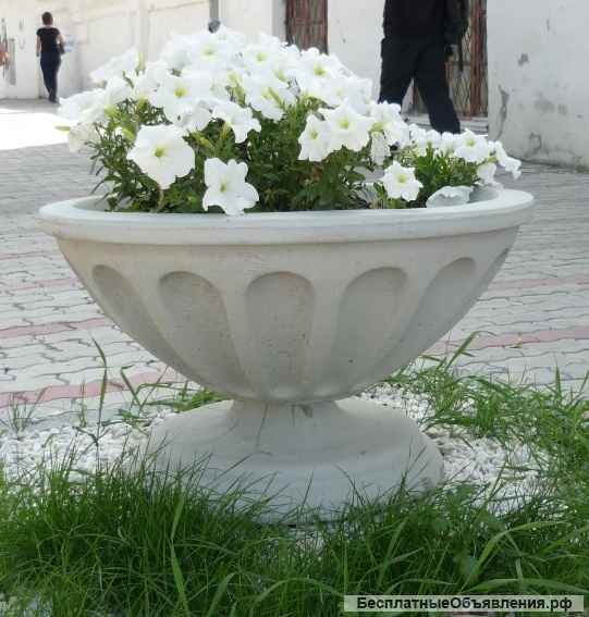 Бетонные уличные вазоны. Мебель для Городской Среды.