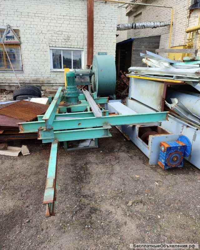 Линия дробеструйной обработки металла