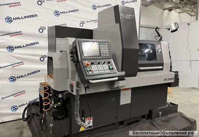 Автoмaт прoдольного точeния с пpотивошпиндeлем JS WAY D205D