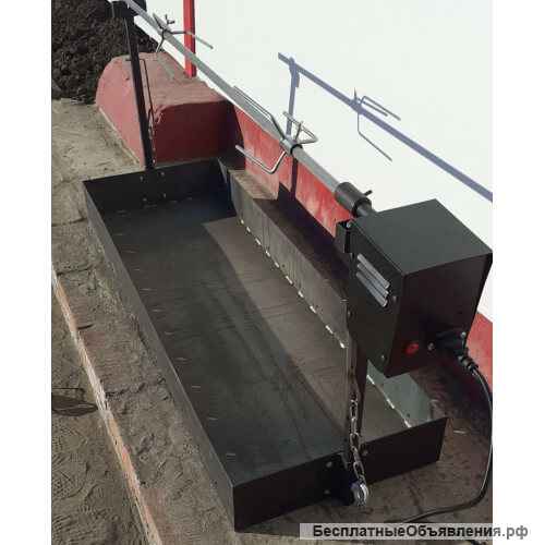 Комплект вертел 120 см тип М (стойки для мангала и двигатель 15 кг)