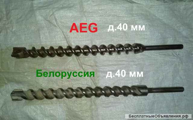 Бур 40 мм длина 570/440 мм