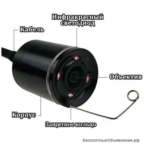 Подводная видеоудочка Lucky LFL180PR с записью на карту памяти