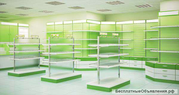 Торговая мебель для аптек, аптечных пунктов. Изготовление торговой мебели,оснащение прилавками,шкафа