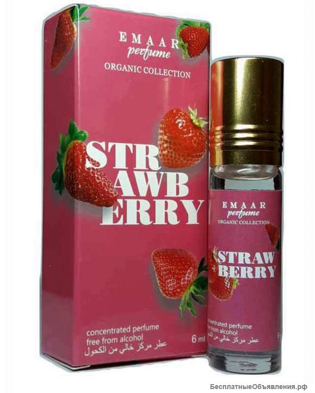 Масляные духи парфюмерия Оптом Strawberry Emaar 6 мл