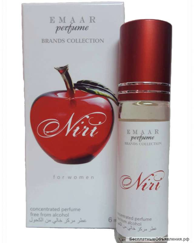 Масляные духи парфюмерия Оптом Nina Ricci Red Apple Emaar 6 мл