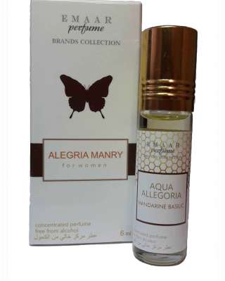 Масляные духи парфюмерия Оптом Aqua Allegoria Mandarine basilic Emaar 6 мл