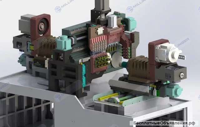 Автомат продольного точения с пpотивoшпинделeм jsway A466D