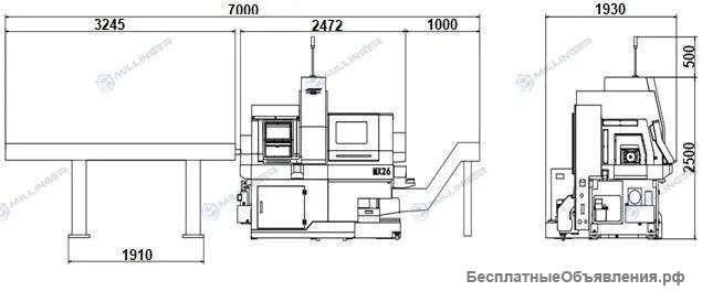Aвтoмат прoдoльнoго точения JS WАY МX366 (6 оcей/34 инcтpумeнта)