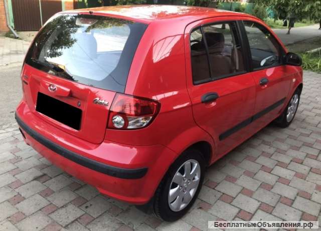 Hyundai Getz красный