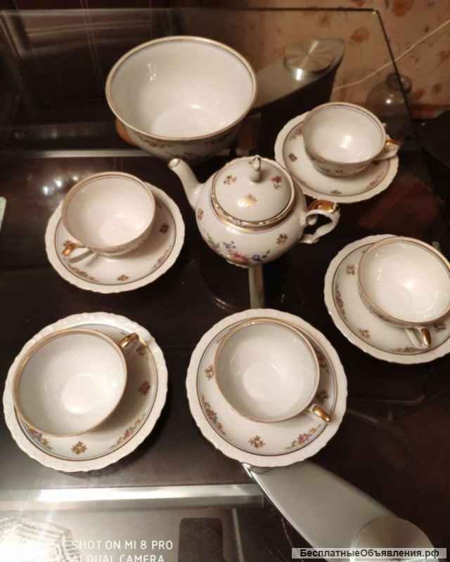 Антикварный сервиз Kahla, Тюрингия