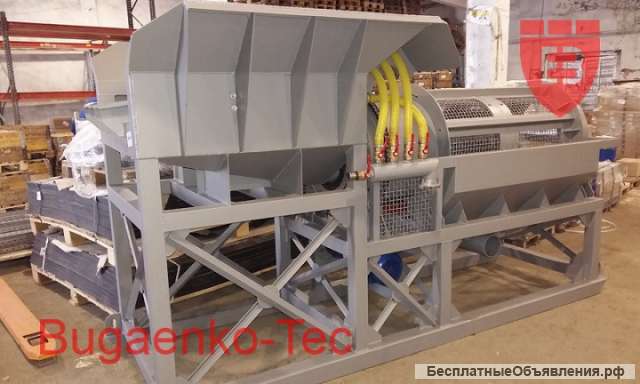 Мобильный пром прибор B 1362, Скруббер - Бутара для золотодобычи Bugaenko-Tec