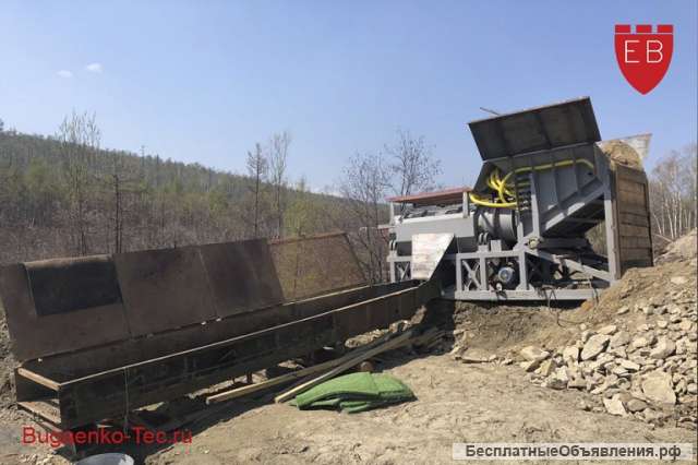 Мобильный пром прибор Скруббер Бутара B530-2 для золотодобычи Bugaenko-Tec