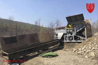 Мобильный пром прибор Скруббер Бутара B530-2 для золотодобычи Bugaenko-Tec