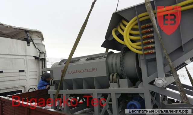 Мобильный пром прибор Скруббер Бутара B530-2 для золотодобычи Bugaenko-Tec
