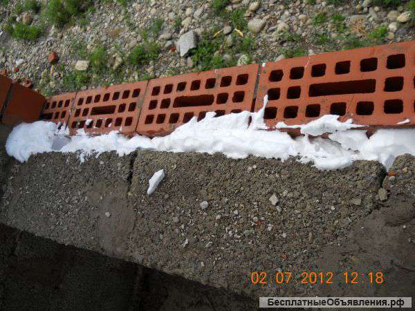 Утепление пеноизолом