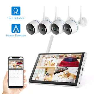 Комплект видеонаблюдения Wi-Fi XM-602 (10.1)-2-4 IP камеры 2MP