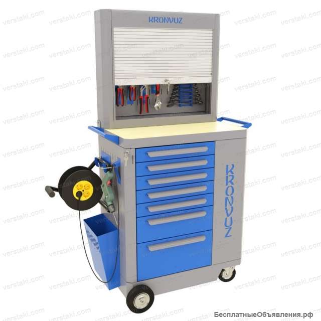 Инструментальная тележка KronVuz TB 700-S-H-R