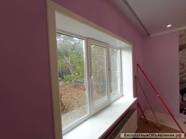 Отделка откосов. Тёплые откосы