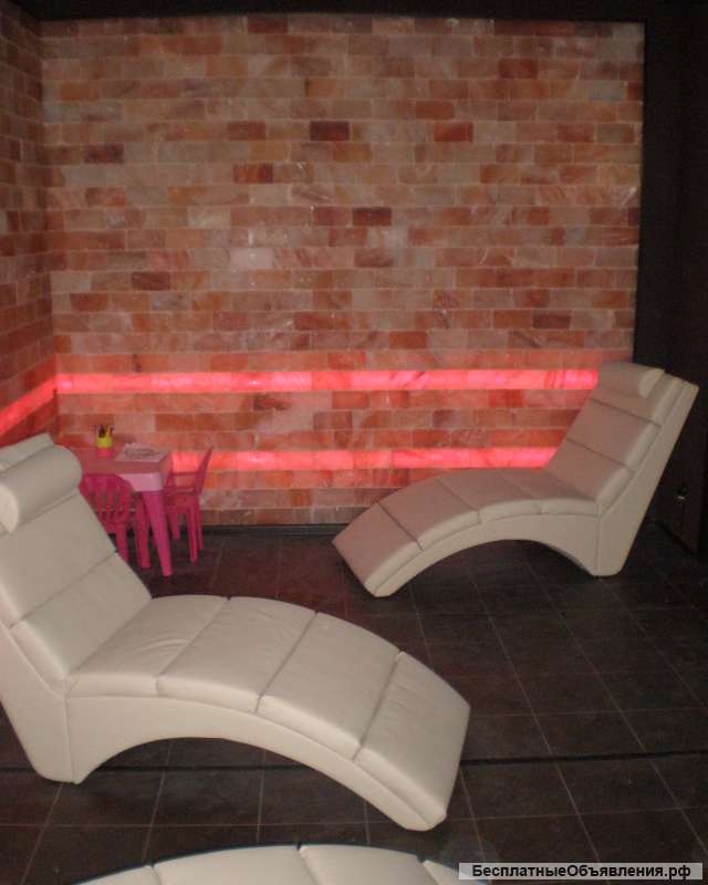 Кресло лежак из эко кожи