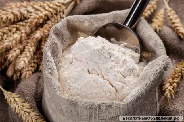 Мука пшеничная первого, второго и высшего сорта