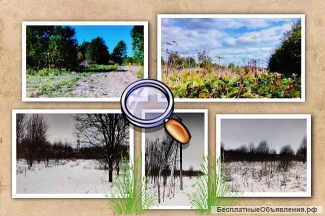 Участок 10с ЛПХ д.Большая Вруда, свет/газ рядом, озеро/лес.