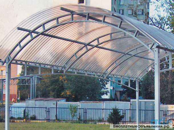 Профилированный поликарбонат градостойкий, м2