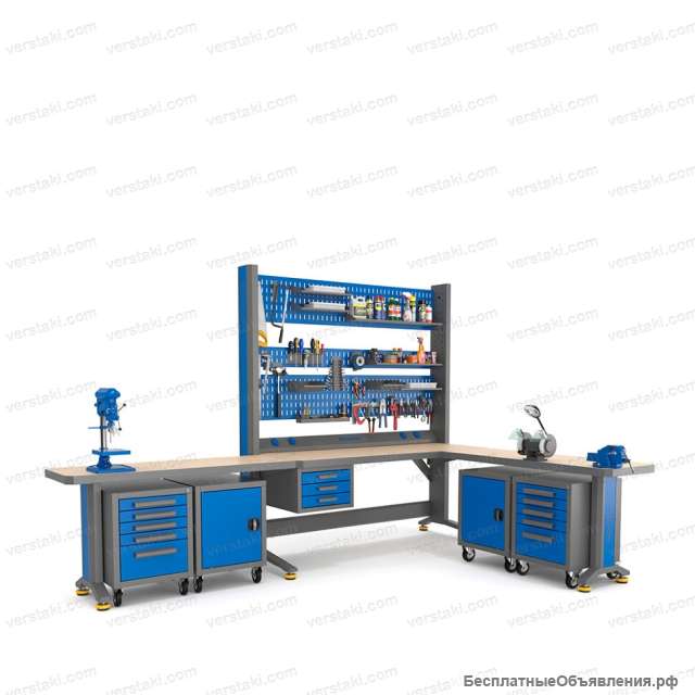 Рабочее место KronVuz WP 3300H1-C1-T-T4T6-2SD-TB1155