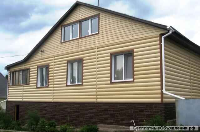Сайдинг для отделки фасадов, заборов Блок хаус, Вудсток бревно, м2