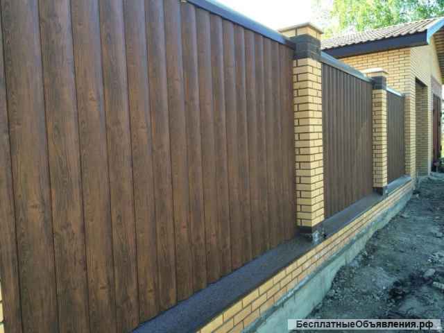 Сайдинг для отделки фасадов, заборов Блок хаус, Вудсток бревно, м2