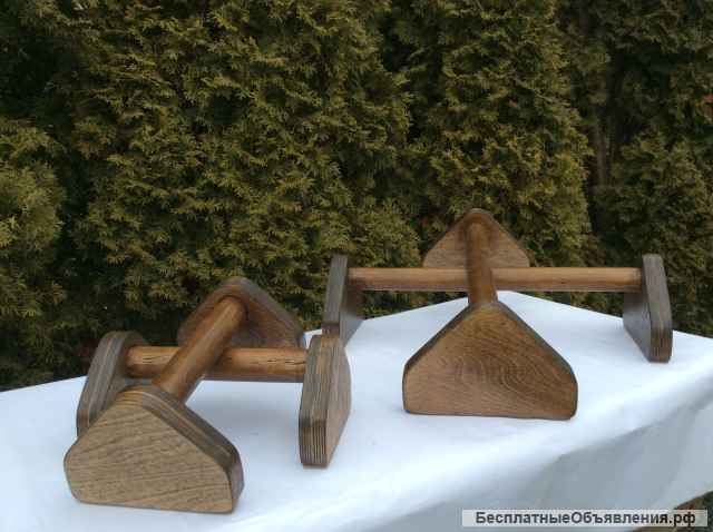 Паралетсы деревянные. Спорт. Йога. Фитнес. Гимнастика.
