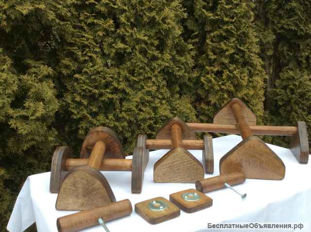 Паралетсы деревянные. Спорт. Йога. Фитнес. Гимнастика.