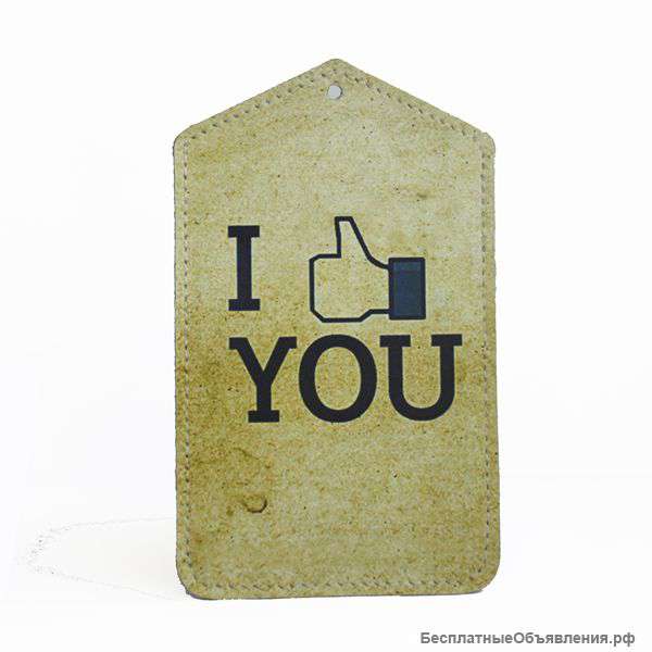 Картхолдер из натуральной кожи ручной работы