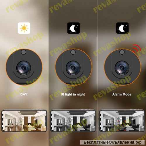 Mини-кaмера видeoнаблюдения 4G 3000 мАч 3 Мп 1080Р Full-HD с функциeй ночнoгo видeния