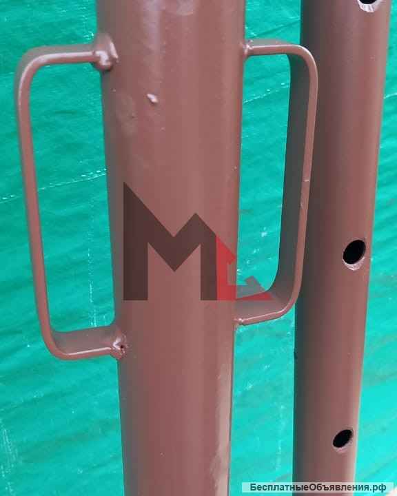 Подкосы монтажные телескопические для ЖБИ крюк-крюк, крюк-пятка