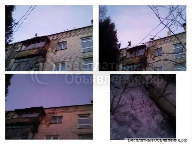 Чистка балконов от снега и наледи. Работаю 24/7.