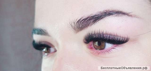 Наращивание ресниц на дому