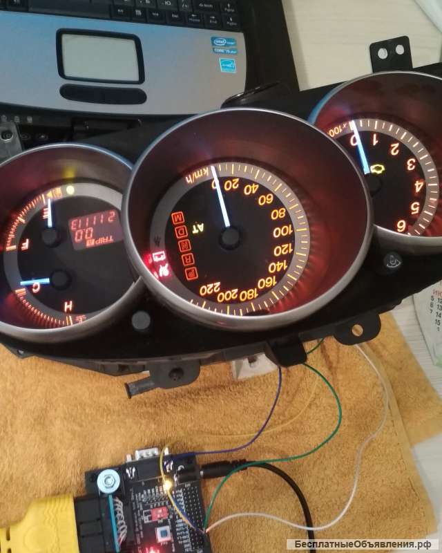 Прошивка приборных панелей автомобиля