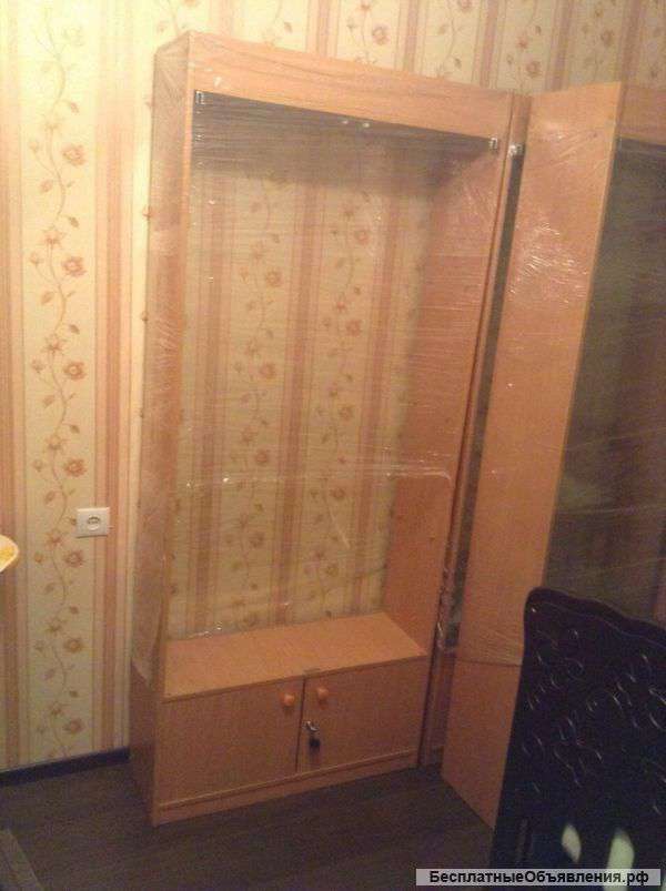 Шкаф витринный стеклянный с подсветкой