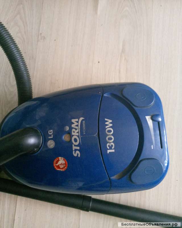 Пылесос LG в рабочем состоянии