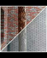 Декоративный фасад отделка имитация камня нарезка