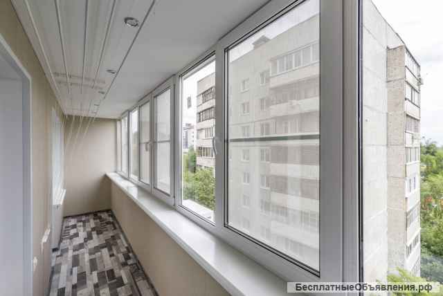 Пластиковые окна, остекление балконов