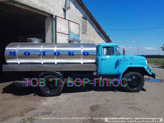 Автоцистерни для води та молока