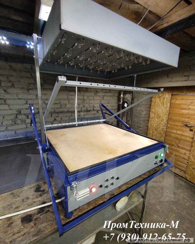 Вакумно формовочный станок 100х100 для пластика