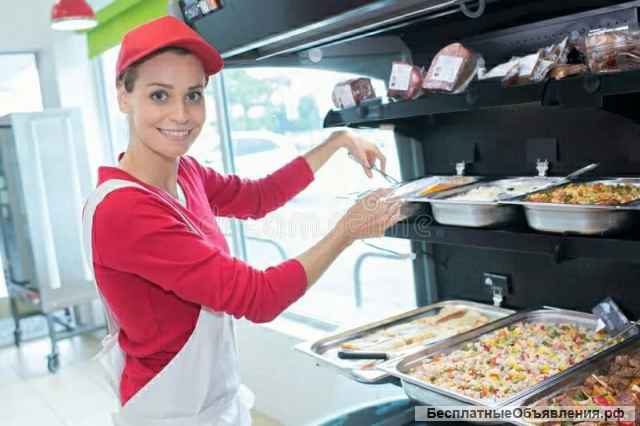 Работа за прилавком в магазине