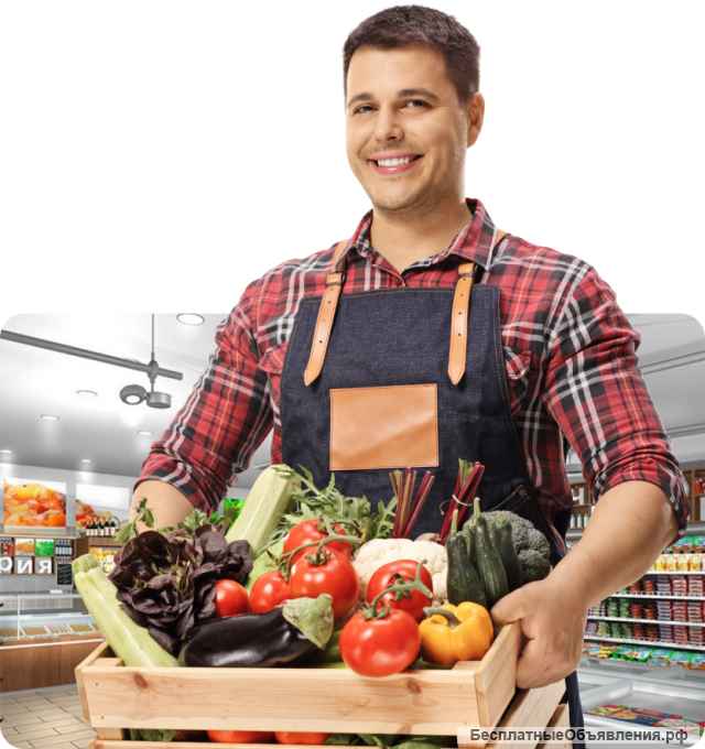 Работа за прилавком в магазине